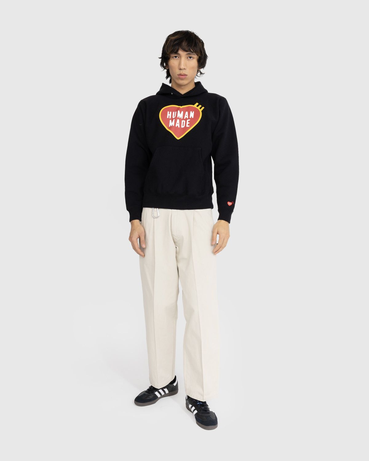 Human Made – Heart Logo Hoodie Black | Highsnobiety Shop